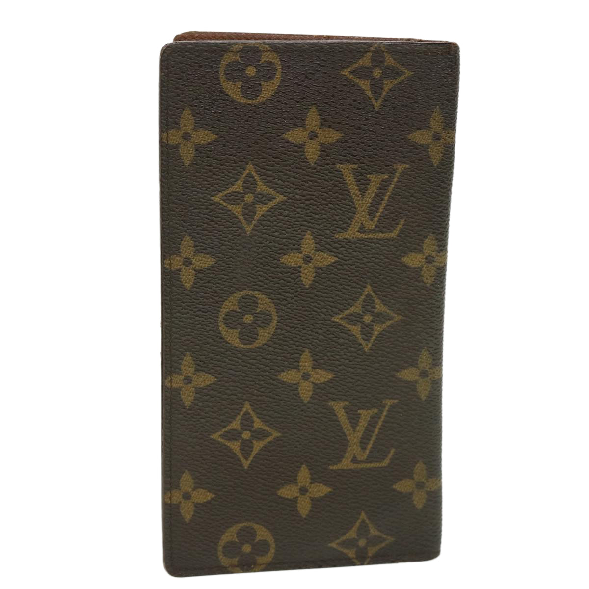 LOUIS VUITTON Monogram Porte Valeurs Cartes Credit Wallet M61823 LV Auth 55631