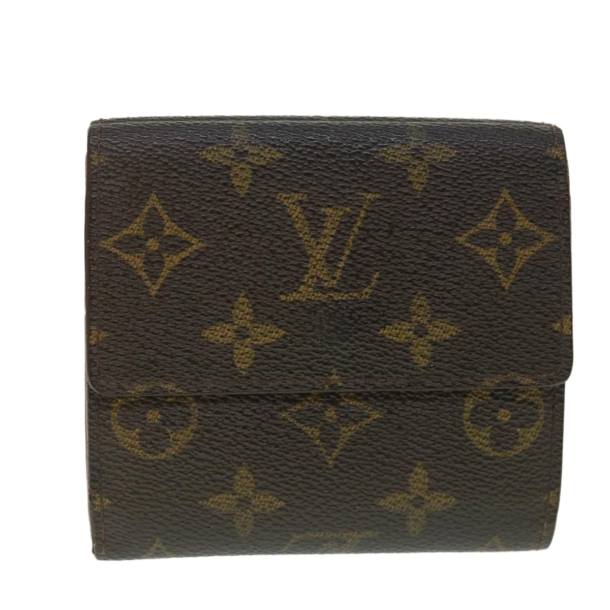 LOUIS VUITTON Monogram Porte Monnaie Bier Cartes Crdit Wallet M61652 Auth 55632