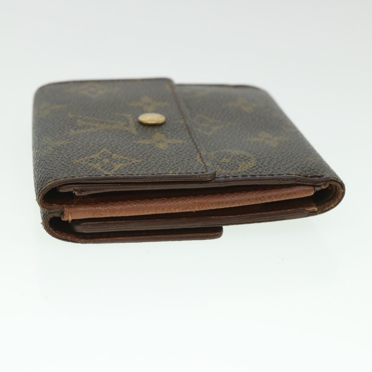 LOUIS VUITTON Monogram Porte Monnaie Bier Cartes Crdit Wallet M61652 Auth 55632