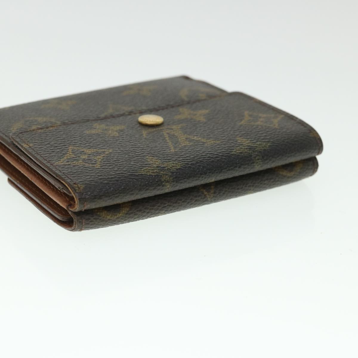 LOUIS VUITTON Monogram Porte Monnaie Bier Cartes Crdit Wallet M61652 Auth 55632