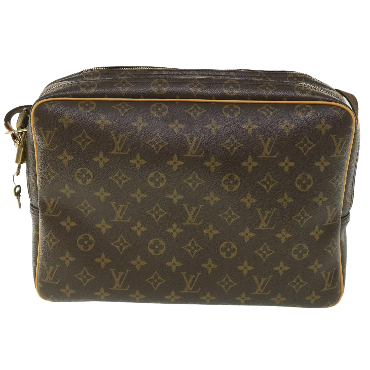 LOUIS VUITTON Monogram Reporter GM Shoulder Bag M45252 LV Auth 55635