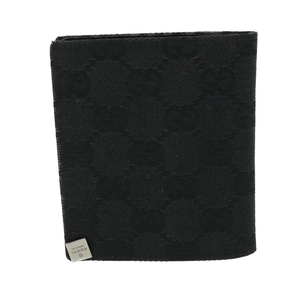 GUCCI GG Canvas Card Case Black 90634 Auth 55683