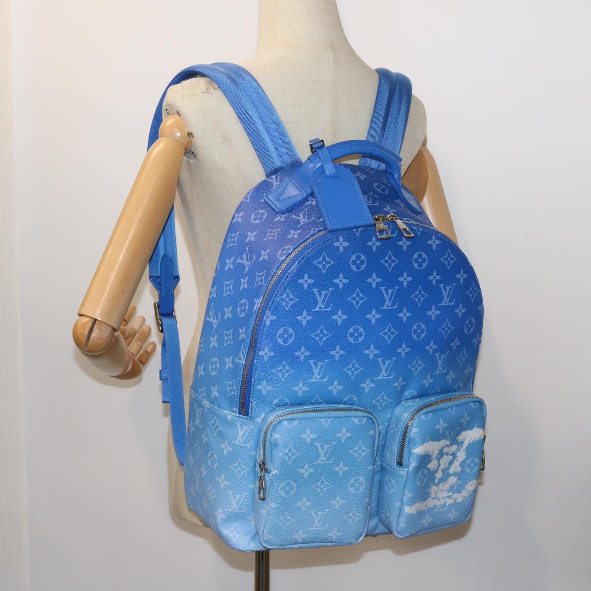 LOUIS VUITTON Monogram Clouds Backpack Multi Pocket Backpack M45441 Auth 55734A