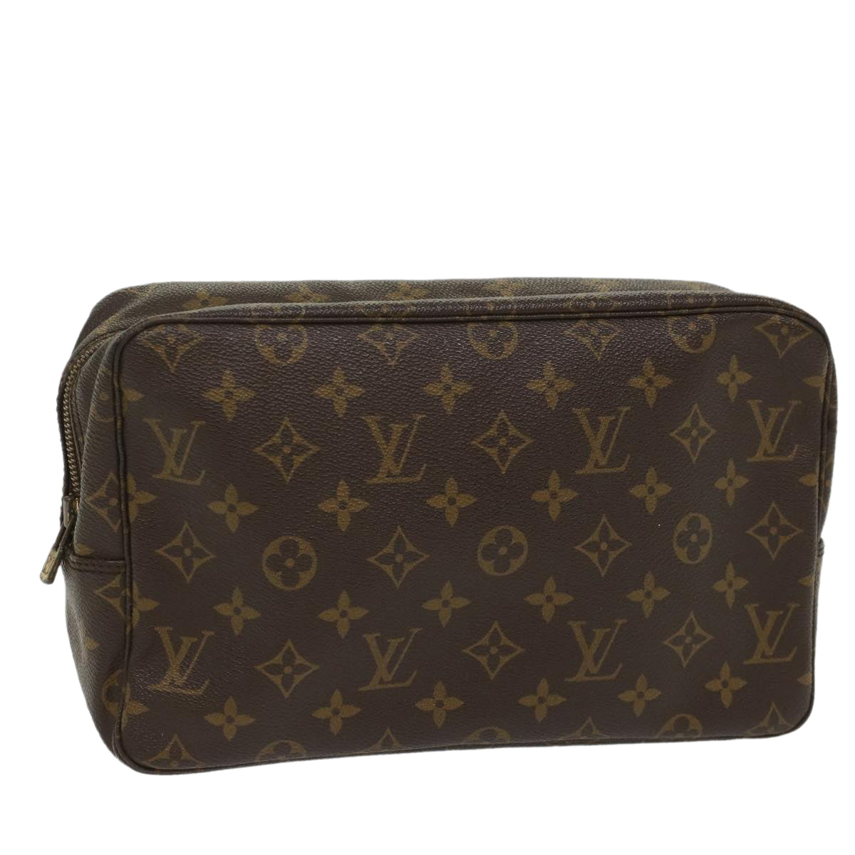 LOUIS VUITTON Monogram Trousse Toilette 28 Clutch Bag M47522 LV Auth 55785