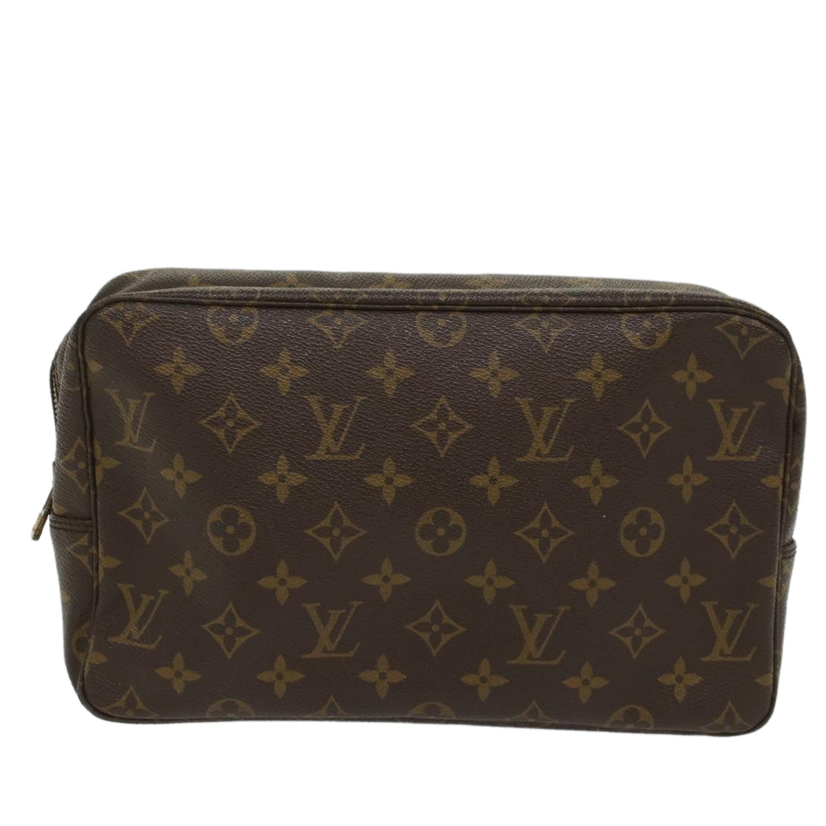 LOUIS VUITTON Monogram Trousse Toilette 28 Clutch Bag M47522 LV Auth 55785