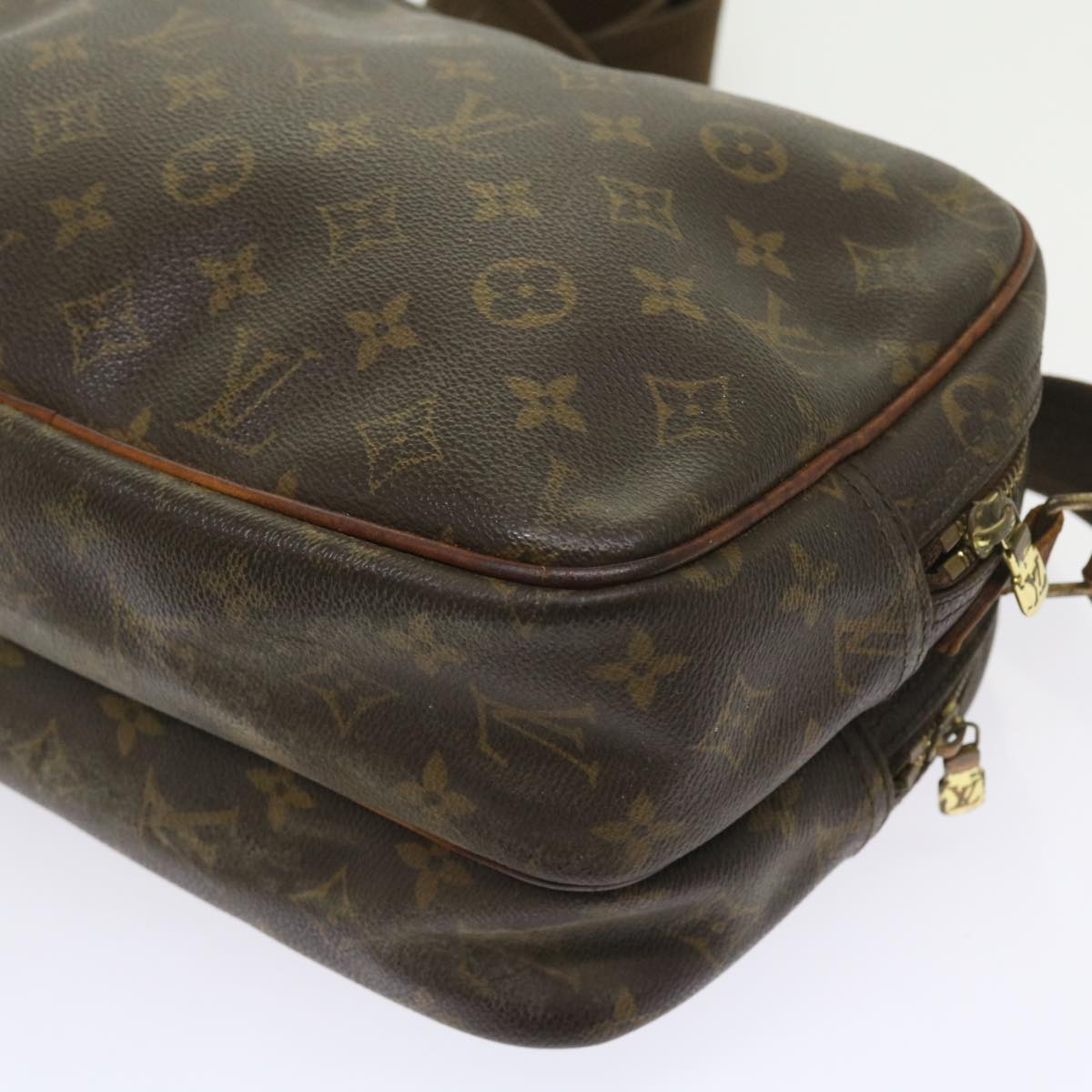 LOUIS VUITTON Monogram Reporter PM Shoulder Bag M45254 LV Auth 55792