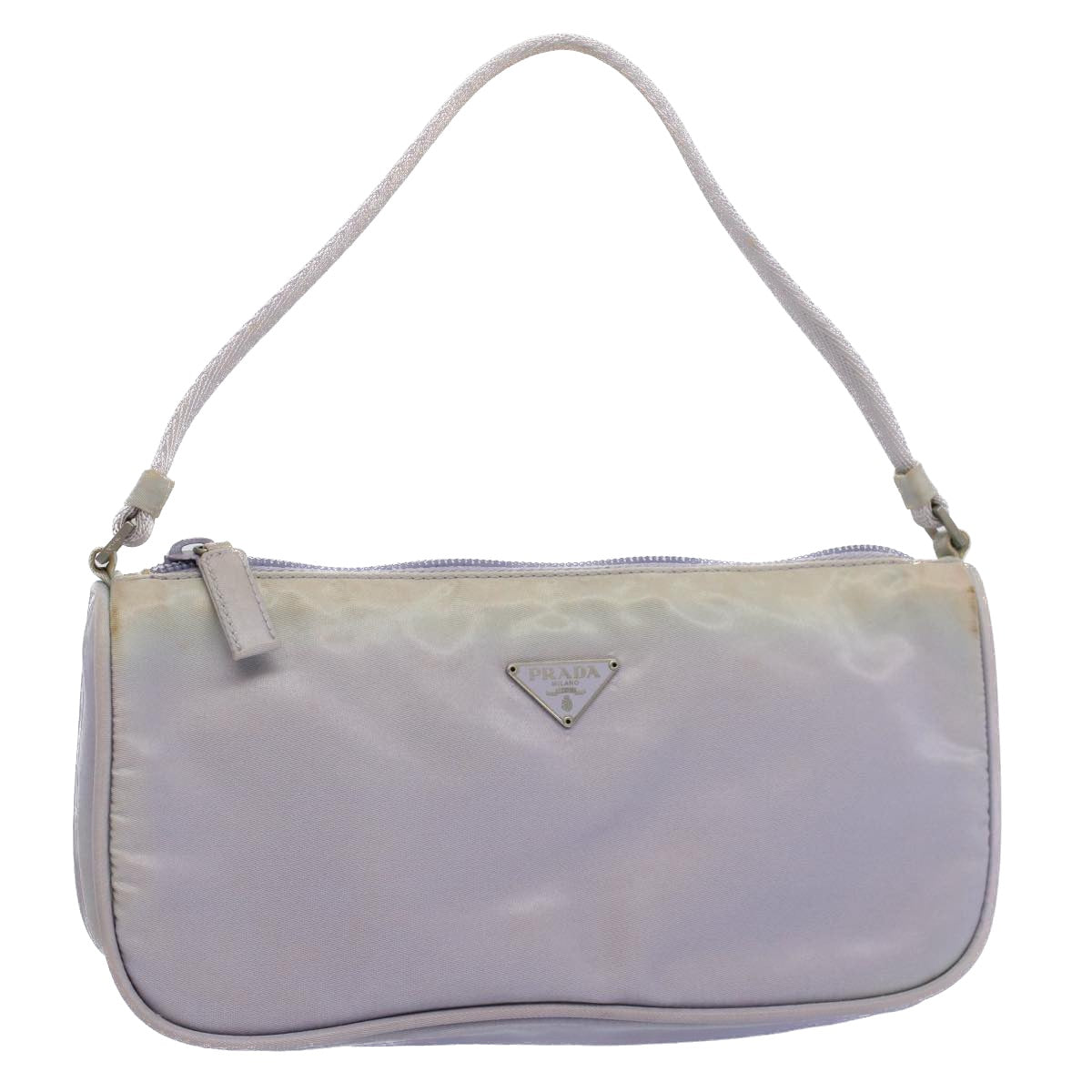 PRADA Accessory Pouch Nylon Purple Auth 55891