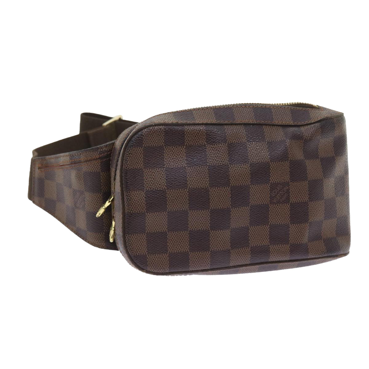 LOUIS VUITTON Damier Ebene Geronimos Shoulder Bag N51994 LV Auth 55896