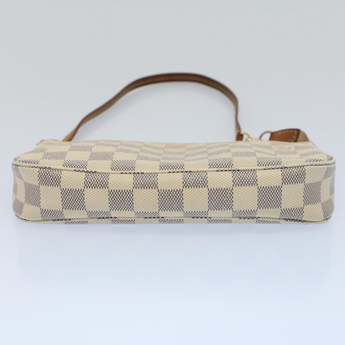 LOUIS VUITTON Damier Azur Pochette Accessoires Pouch N51986 LV Auth 55913