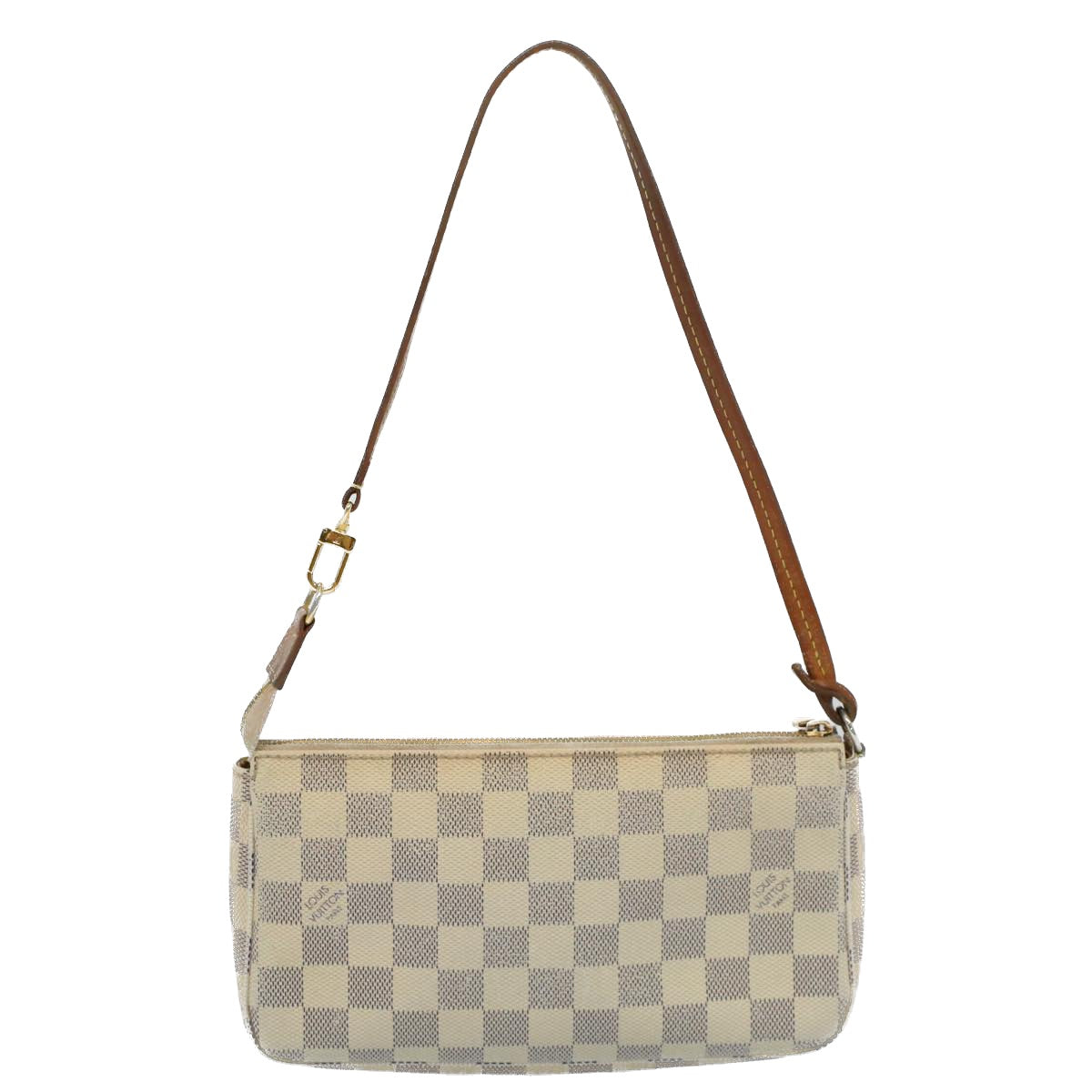 LOUIS VUITTON Damier Azur Pochette Accessoires Pouch N51986 LV Auth 55913