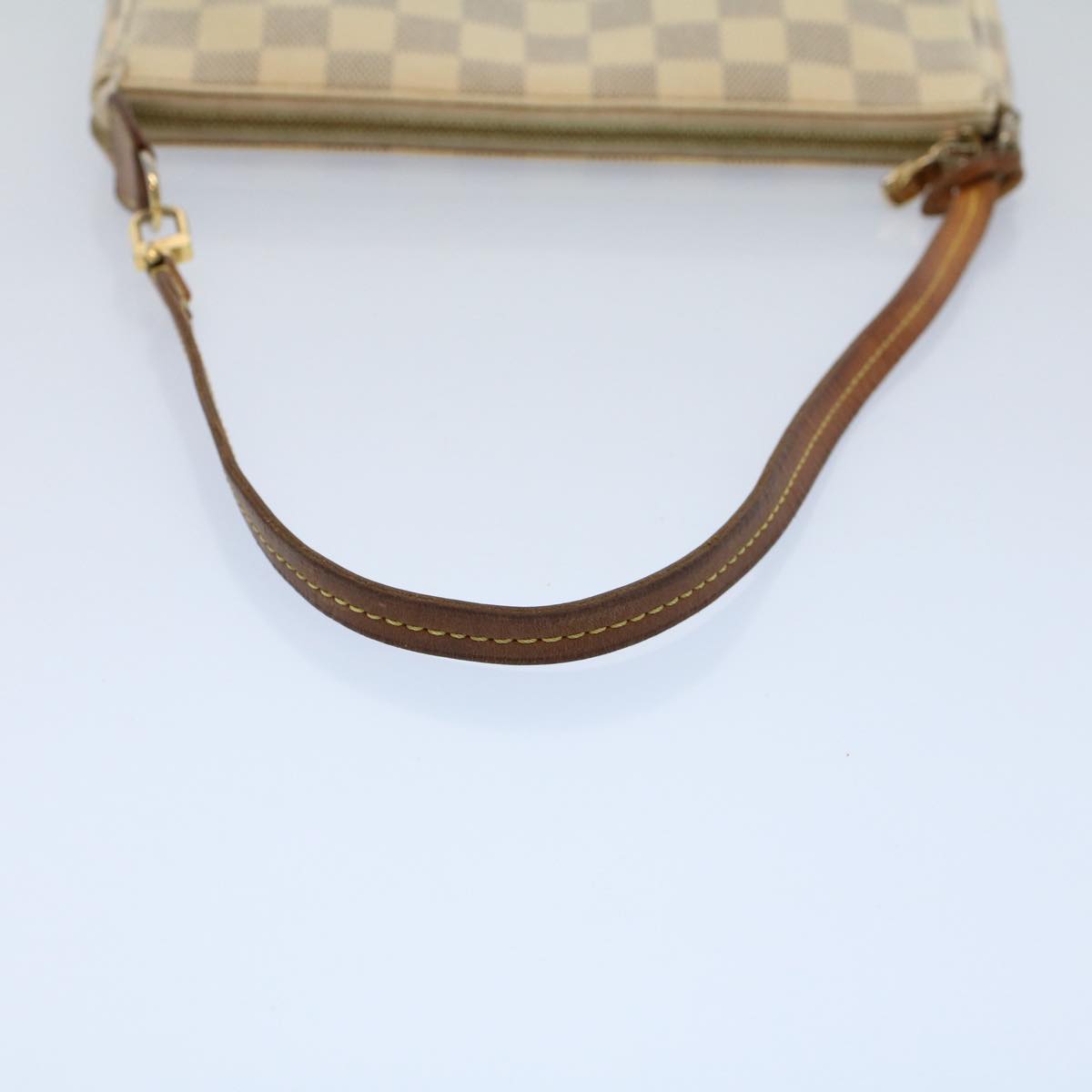 LOUIS VUITTON Damier Azur Pochette Accessoires Pouch N51986 LV Auth 55913