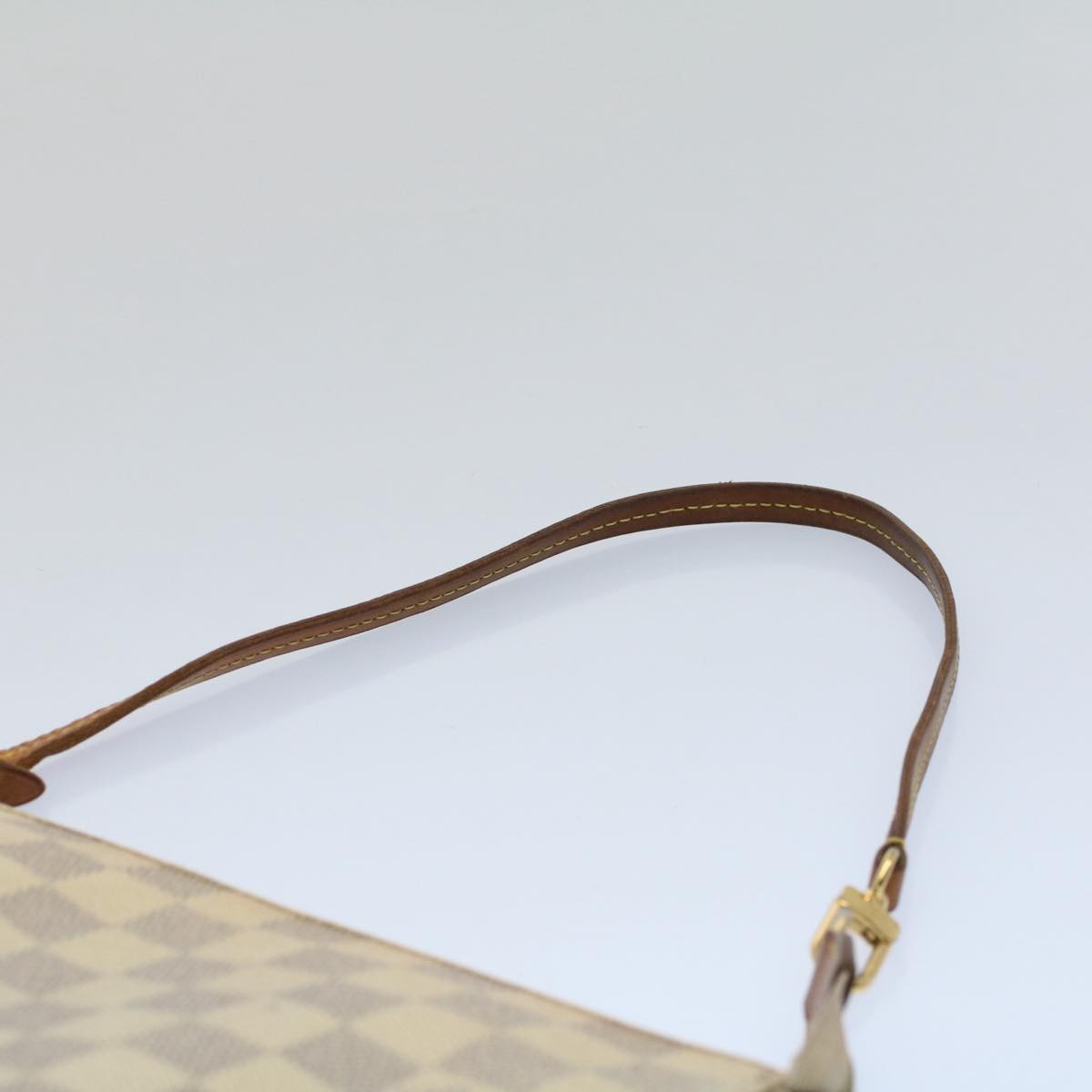 LOUIS VUITTON Damier Azur Pochette Accessoires Pouch N51986 LV Auth 55913