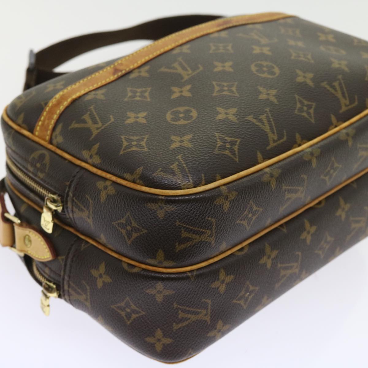 LOUIS VUITTON Monogram Reporter PM Shoulder Bag M45254 LV Auth 55948