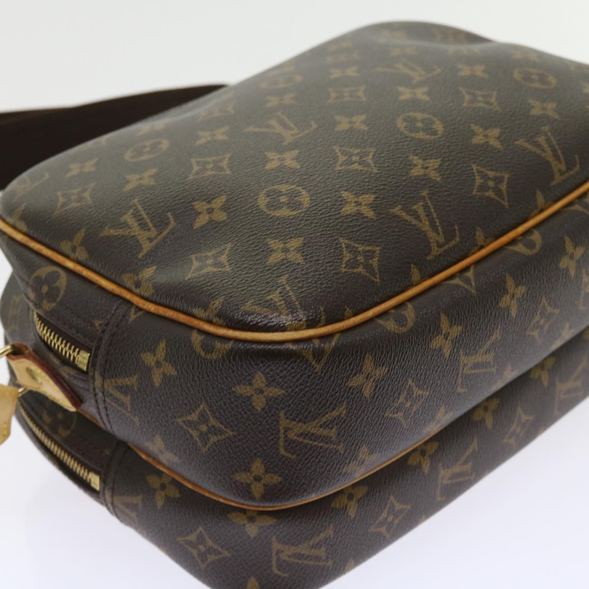 LOUIS VUITTON Monogram Reporter PM Shoulder Bag M45254 LV Auth 55948