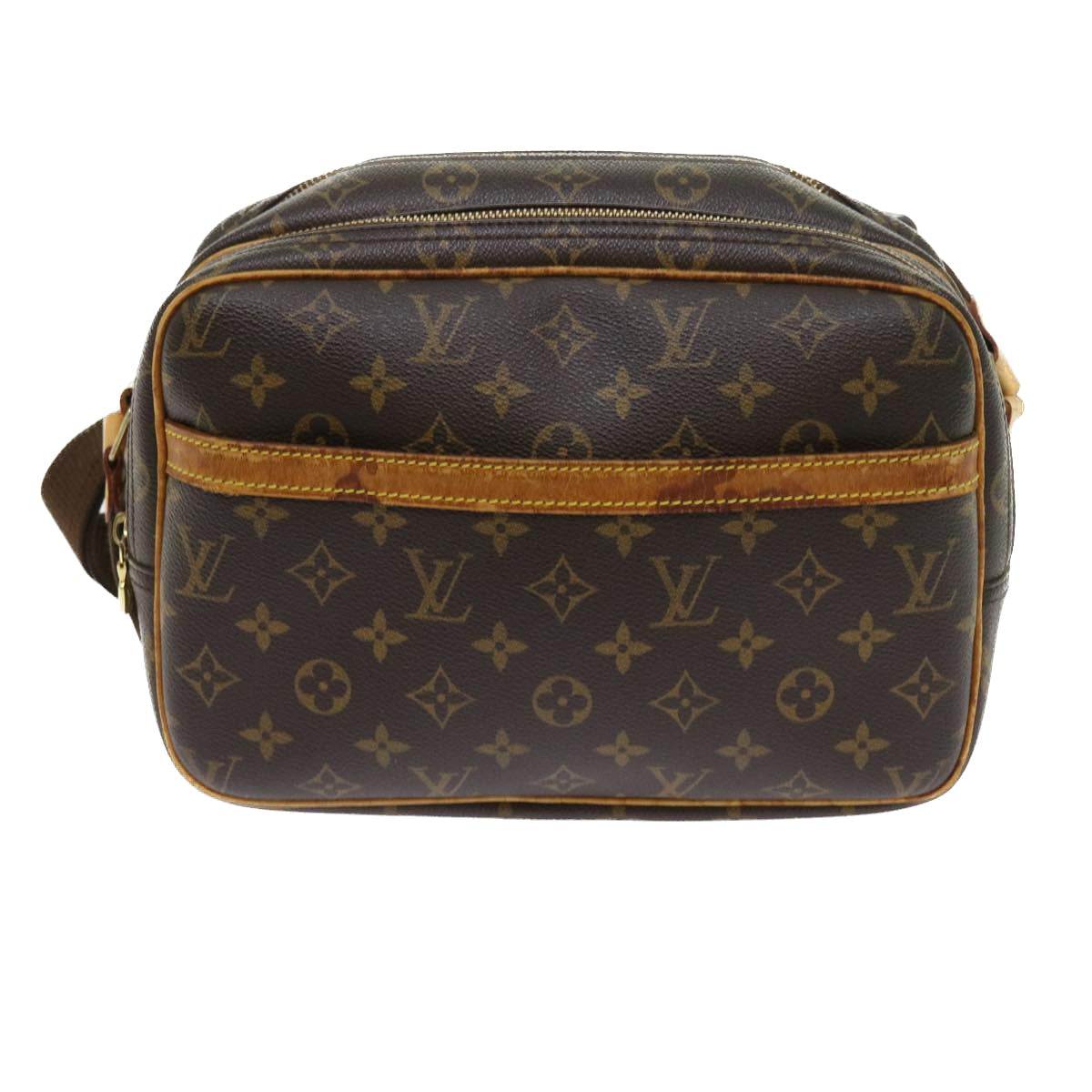 LOUIS VUITTON Monogram Reporter PM Shoulder Bag M45254 LV Auth 55948