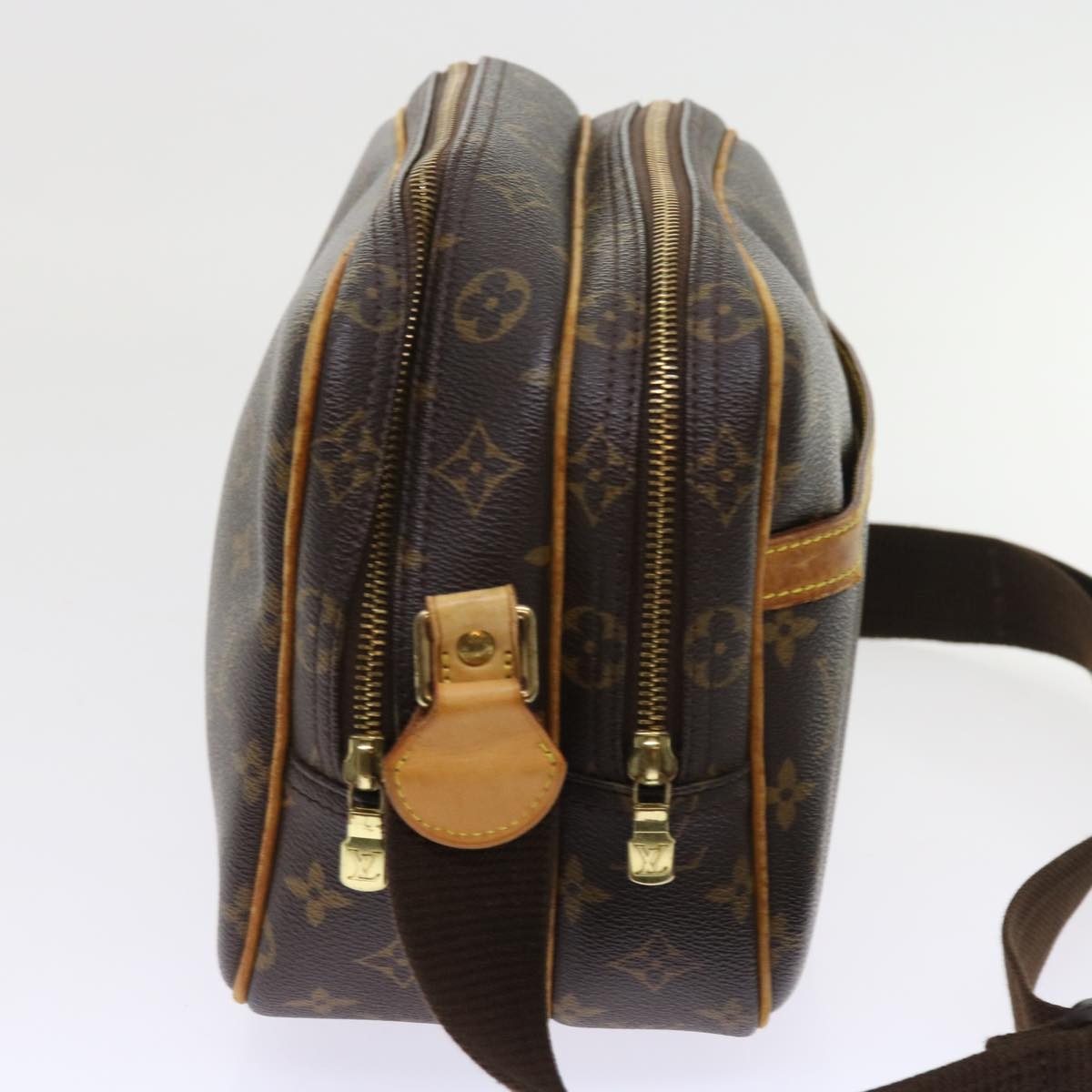 LOUIS VUITTON Monogram Reporter PM Shoulder Bag M45254 LV Auth 55948