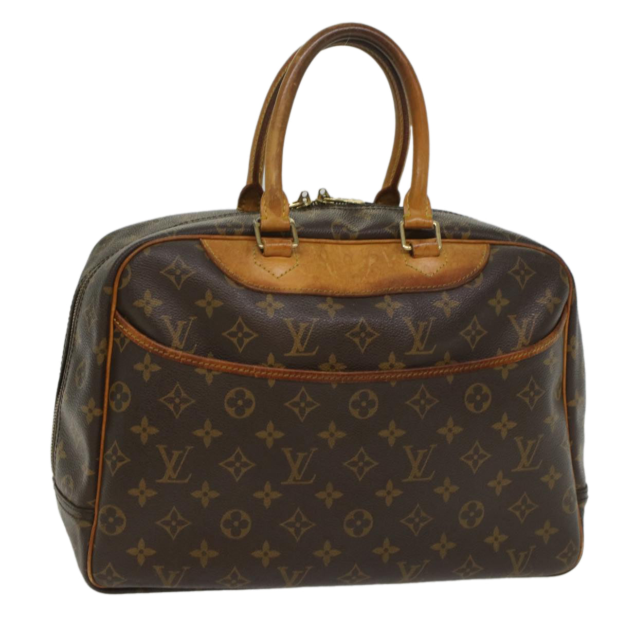 LOUIS VUITTON Monogram Deauville Hand Bag M47270 LV Auth 55961