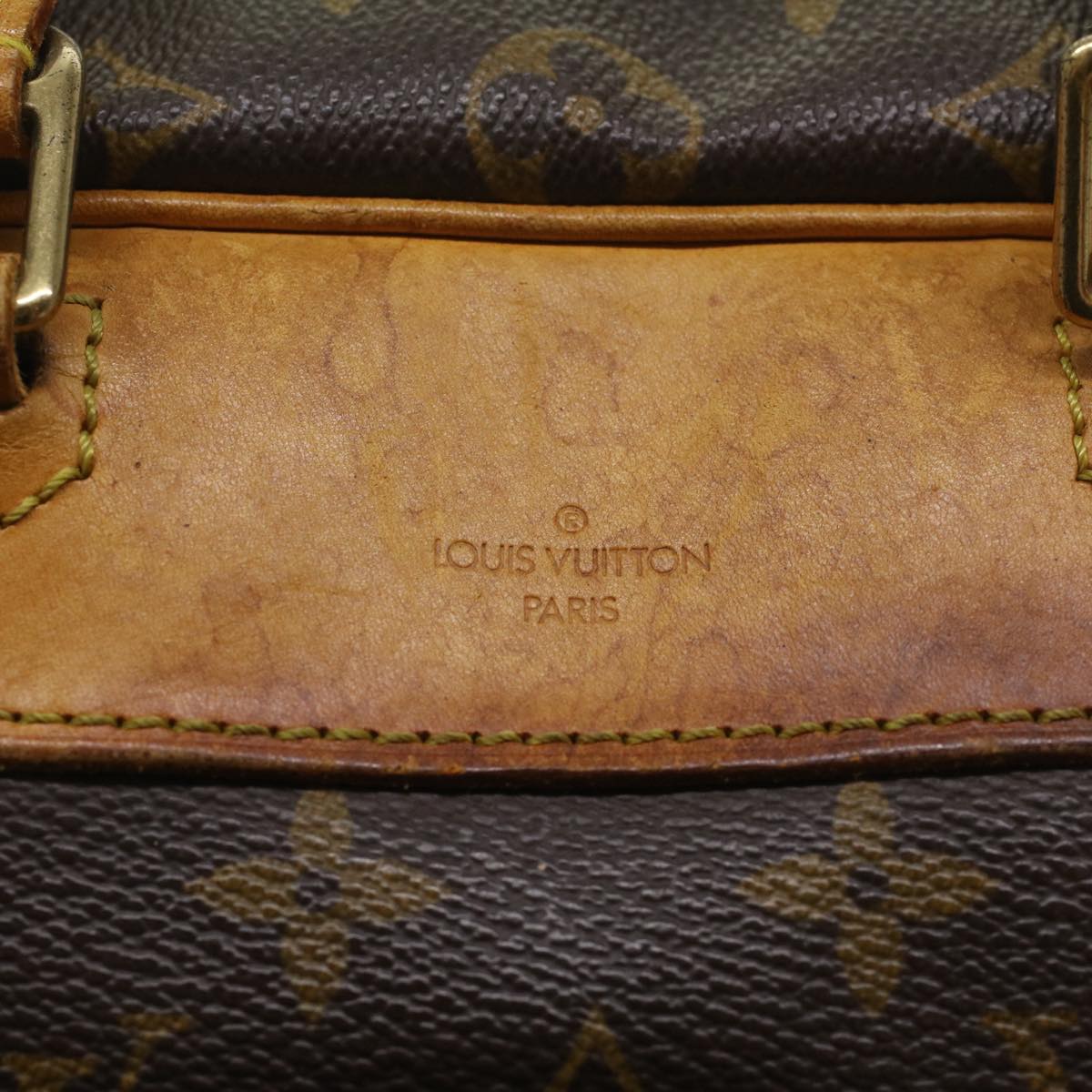 LOUIS VUITTON Monogram Deauville Hand Bag M47270 LV Auth 55961