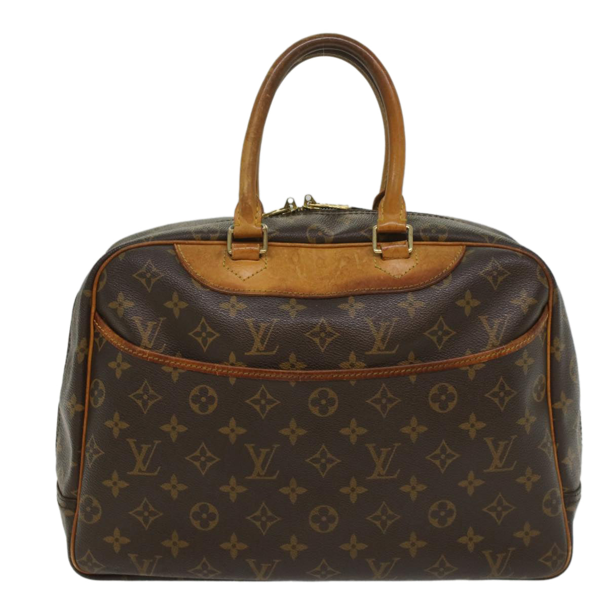 LOUIS VUITTON Monogram Deauville Hand Bag M47270 LV Auth 55961