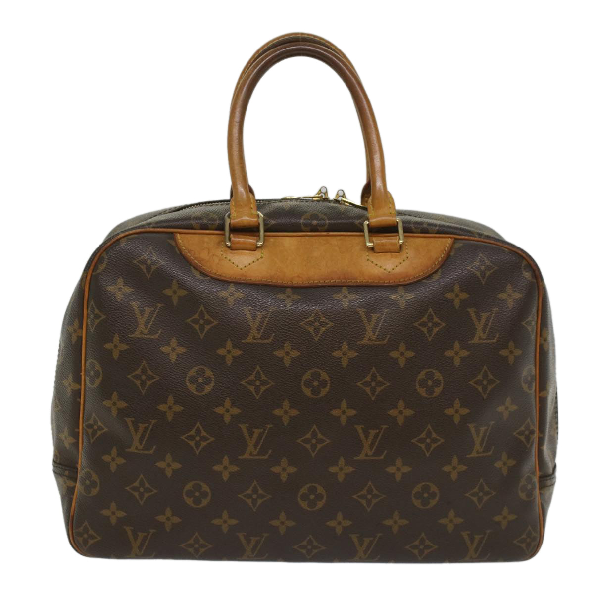 LOUIS VUITTON Monogram Deauville Hand Bag M47270 LV Auth 55961