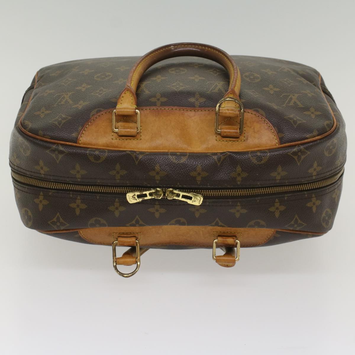 LOUIS VUITTON Monogram Deauville Hand Bag M47270 LV Auth 55961