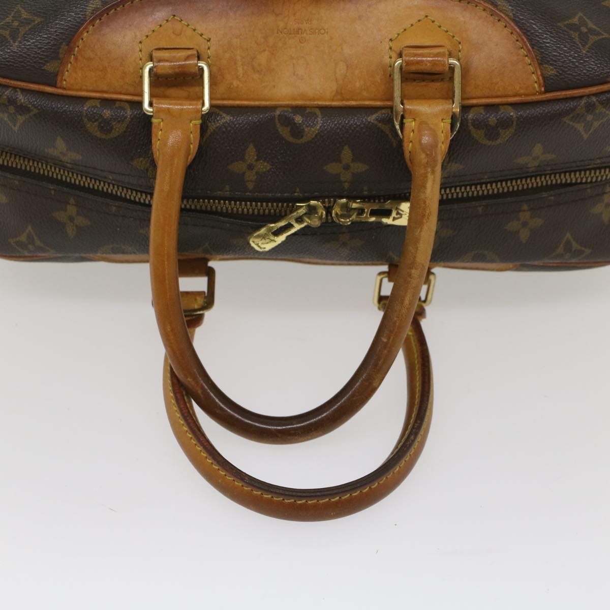 LOUIS VUITTON Monogram Deauville Hand Bag M47270 LV Auth 55961