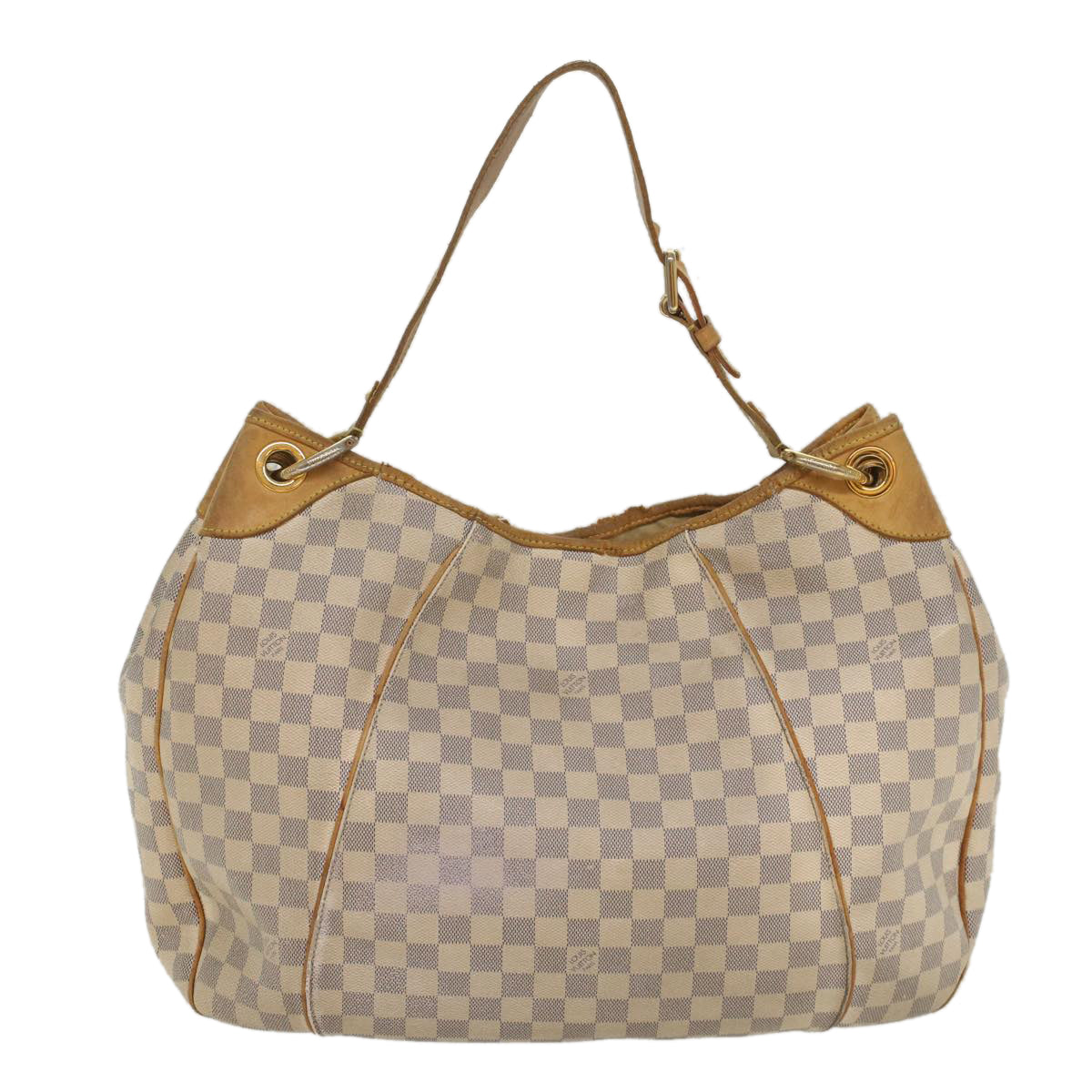 LOUIS VUITTON Damier Azur Galliera GM Shoulder Bag N55216 LV Auth 56044