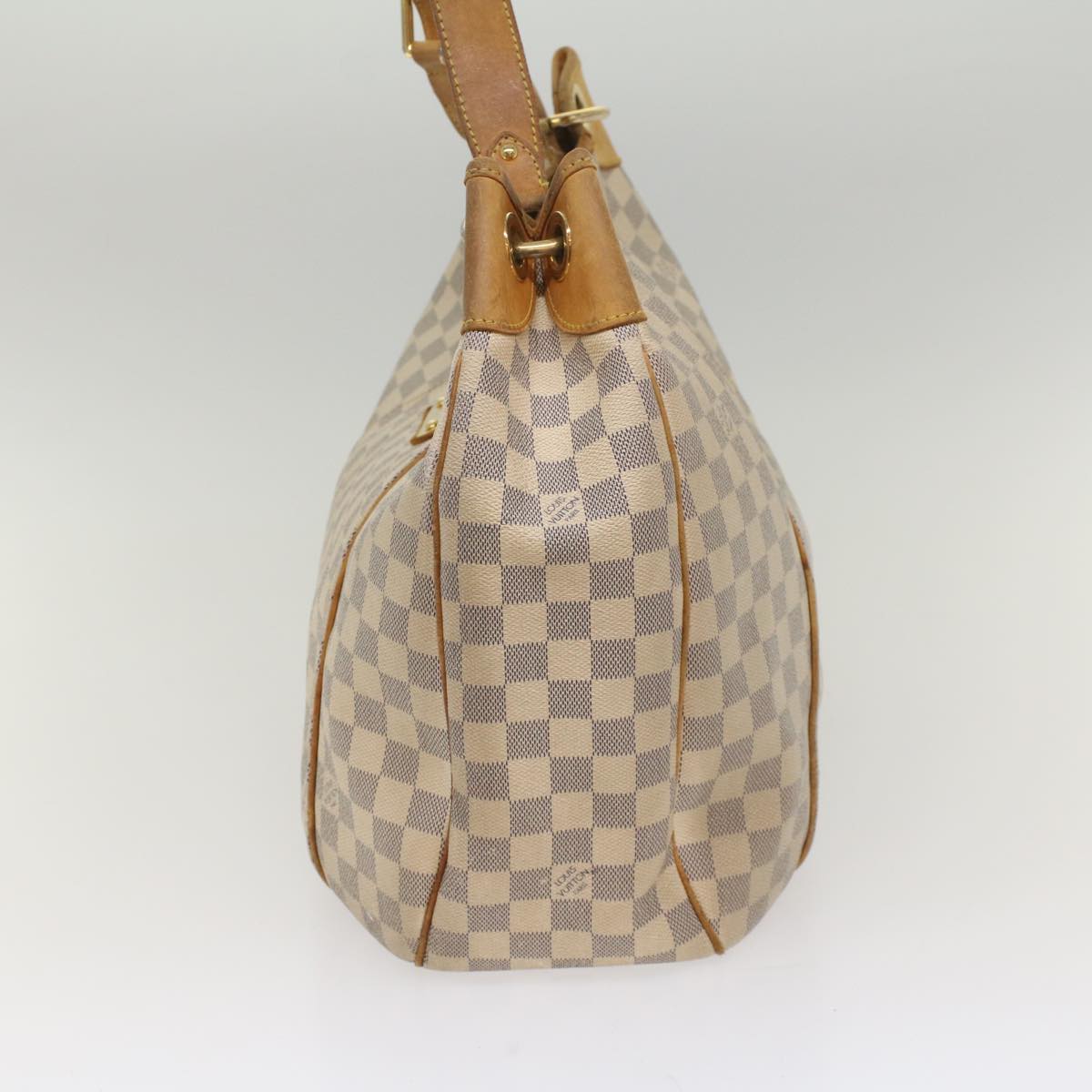 LOUIS VUITTON Damier Azur Galliera GM Shoulder Bag N55216 LV Auth 56044