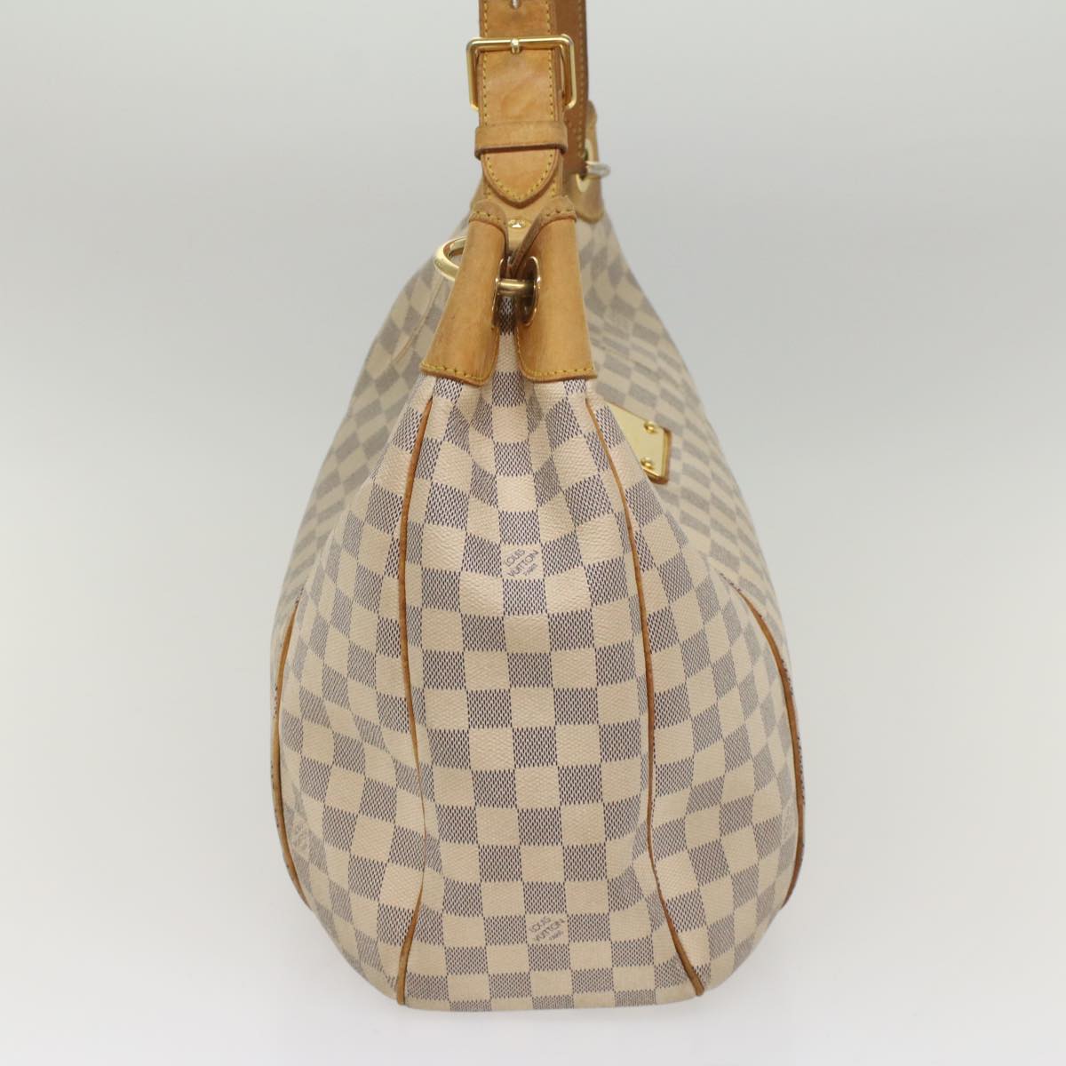 LOUIS VUITTON Damier Azur Galliera GM Shoulder Bag N55216 LV Auth 56044