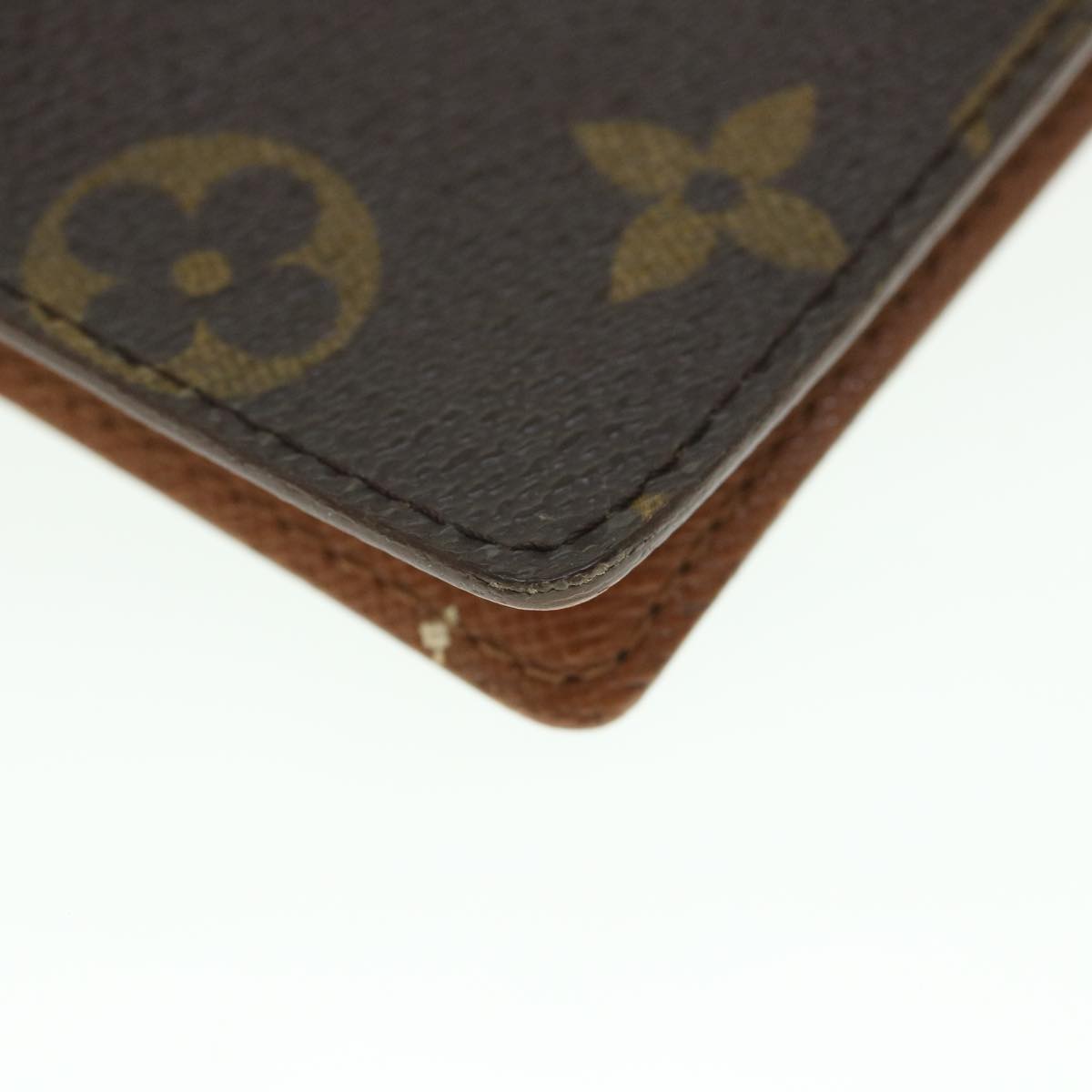 LOUIS VUITTON Monogram Agenda PM Day Planner Cover R20005 LV Auth 56093