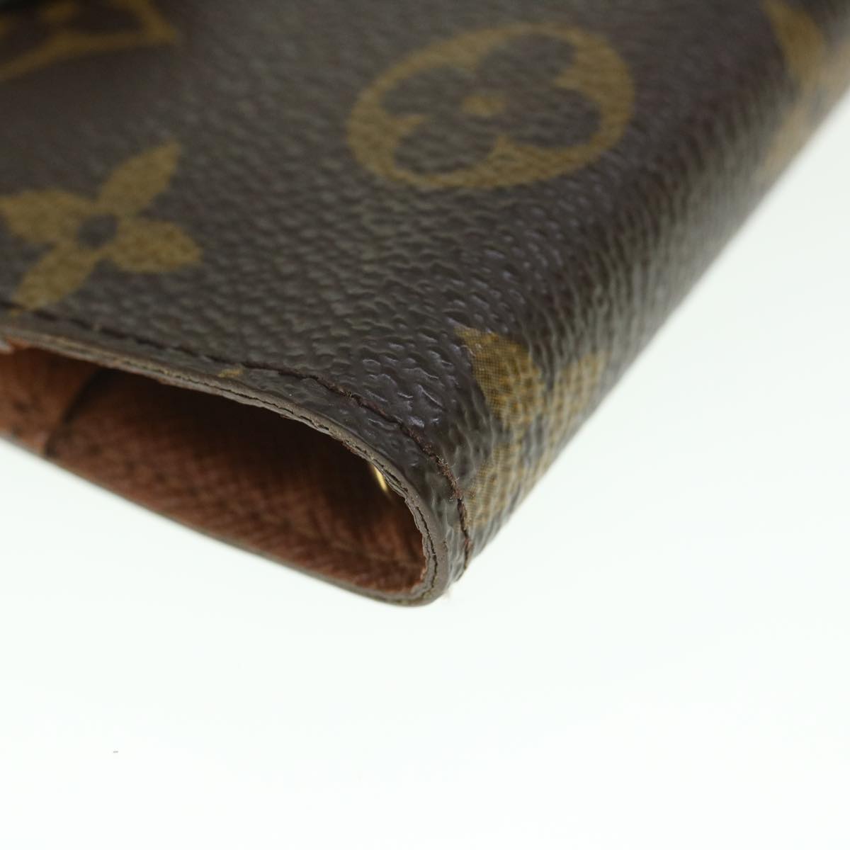 LOUIS VUITTON Monogram Agenda PM Day Planner Cover R20005 LV Auth 56093