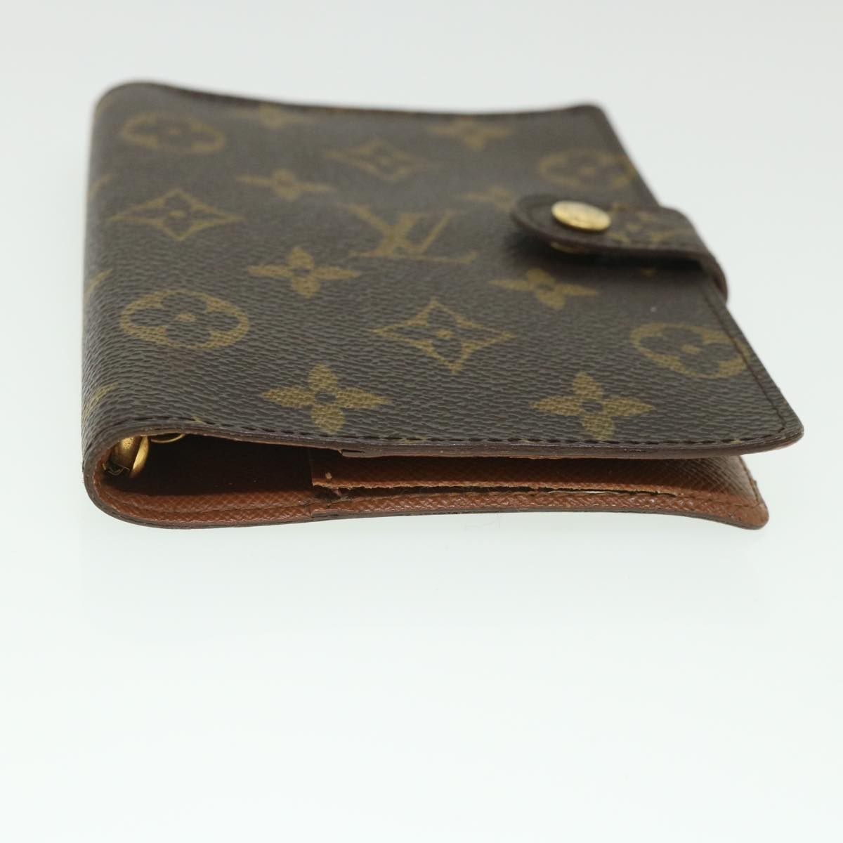 LOUIS VUITTON Monogram Agenda PM Day Planner Cover R20005 LV Auth 56093