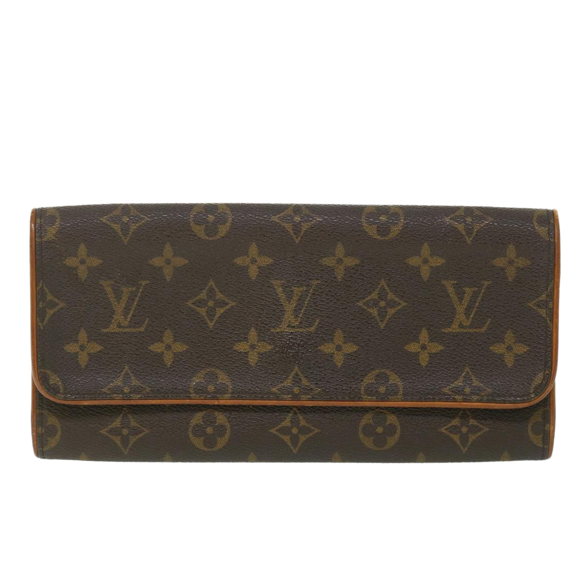 LOUIS VUITTON Monogram Pochette Twin GM Shoulder Bag M51852 LV Auth 56096