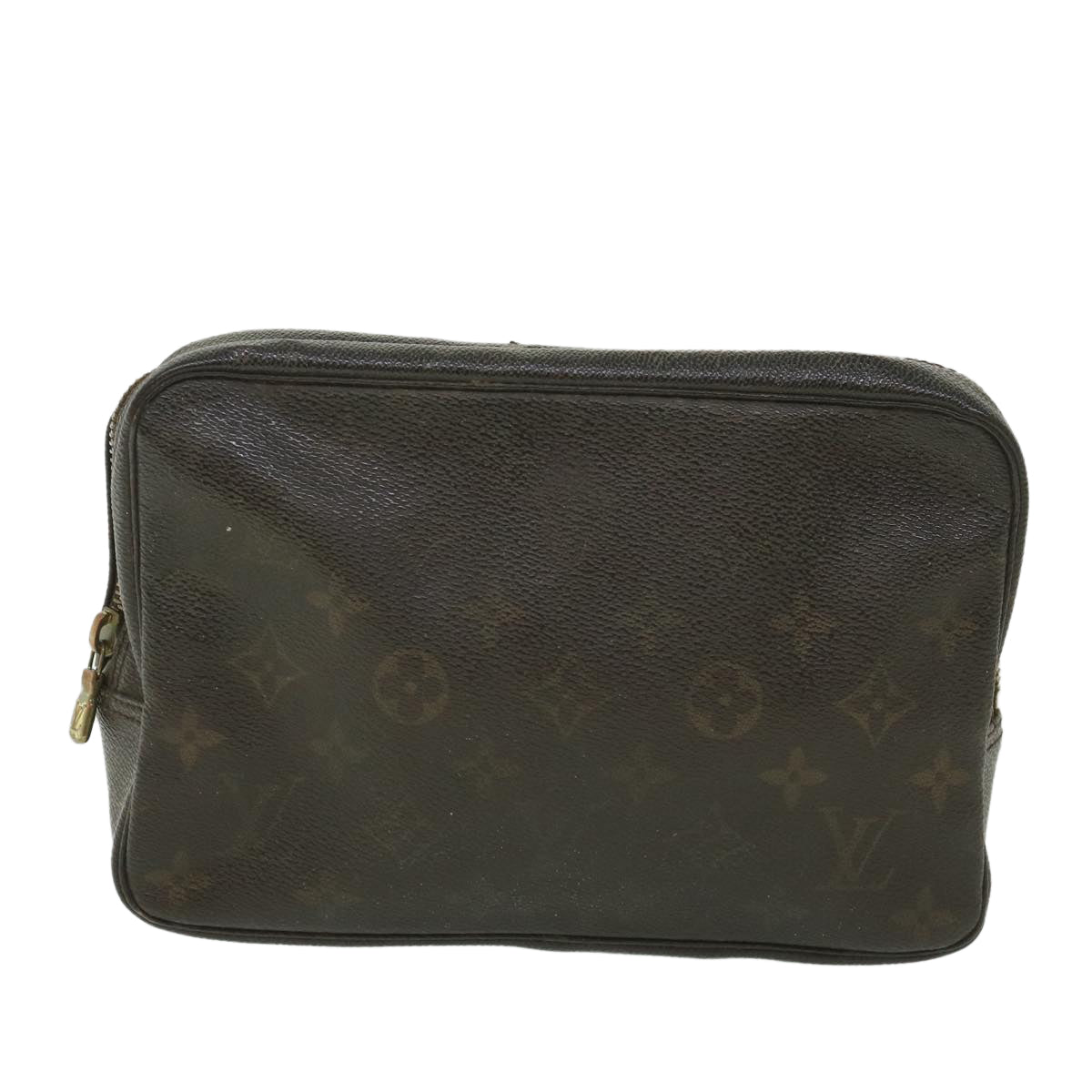 LOUIS VUITTON Monogram Trousse Toilette 23 Clutch Bag M47524 LV Auth 56103