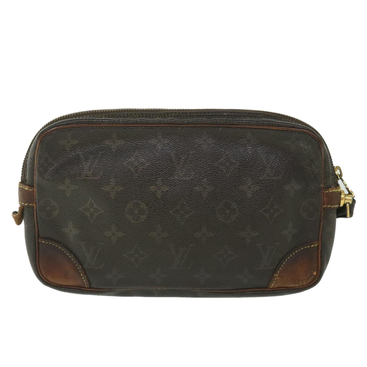 LOUIS VUITTON Monogram Marly Dragonne GM Clutch Bag M51825 LV Auth 56104