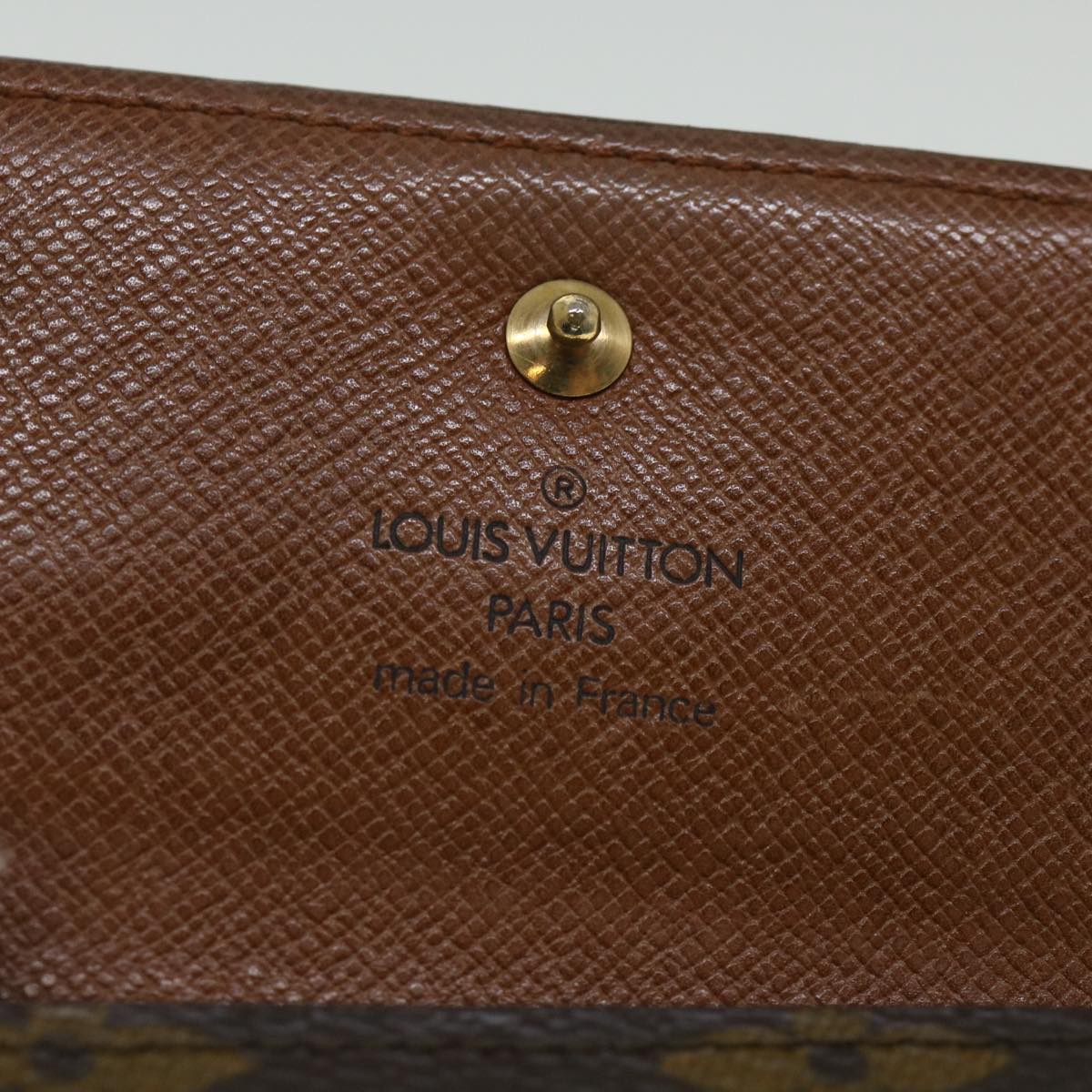 LOUIS VUITTON Monogram Portefeuille Elise Wallet M61654 LV Auth 56111