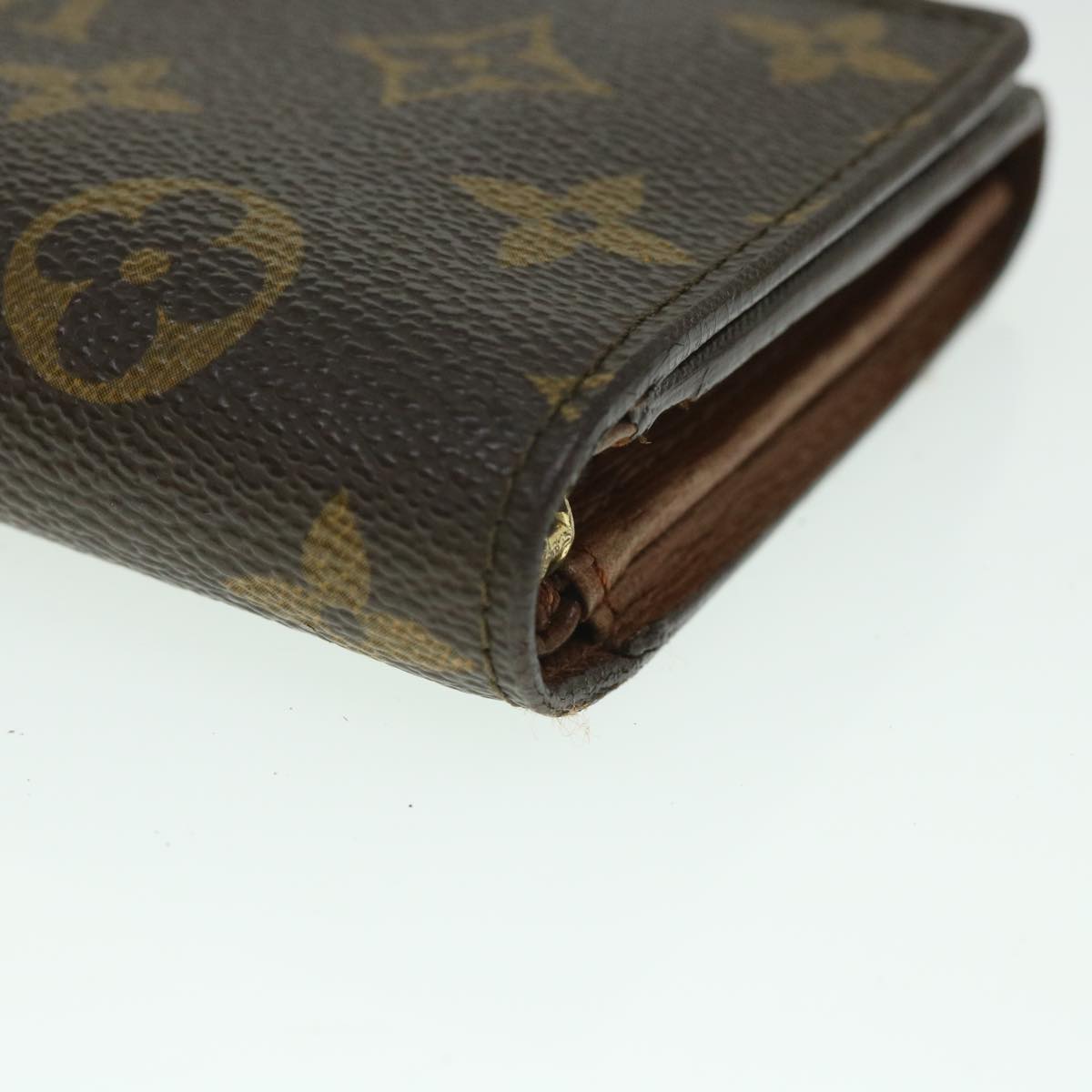 LOUIS VUITTON Monogram Porte Monnaie Billets Tresor Wallet M61730 LV Auth 56112