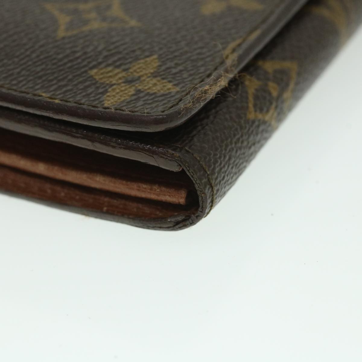 LOUIS VUITTON Monogram Porte Monnaie Billets Tresor Wallet M61730 LV Auth 56112