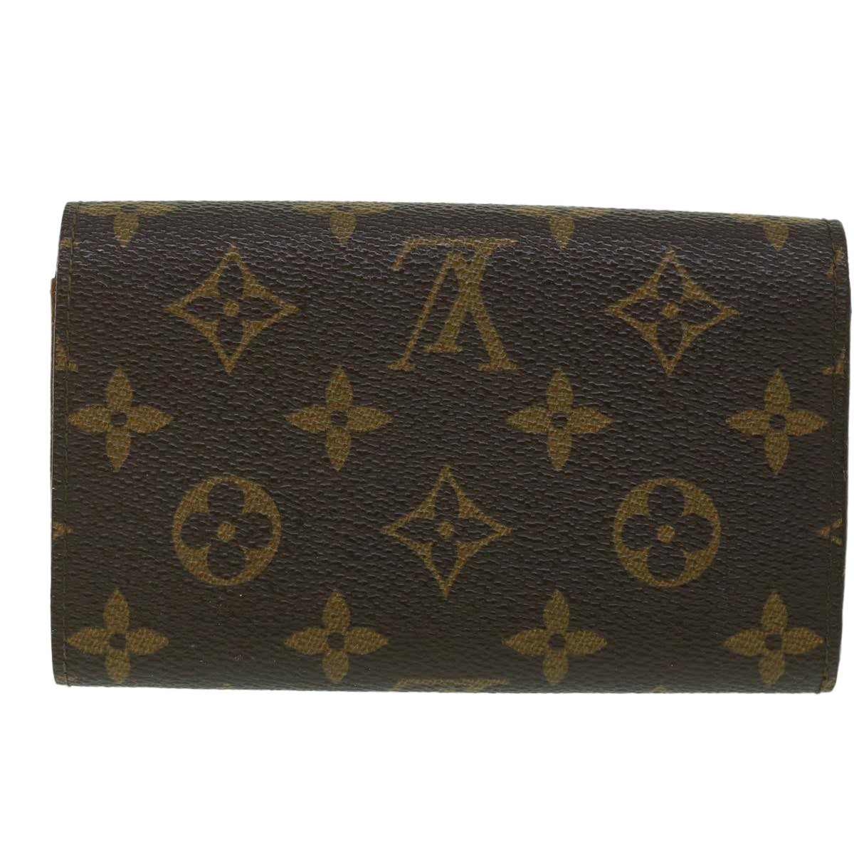 LOUIS VUITTON Monogram Porte Monnaie Billets Tresor Wallet M61730 LV Auth 56112