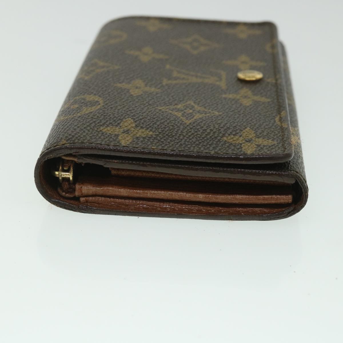 LOUIS VUITTON Monogram Porte Monnaie Billets Tresor Wallet M61730 LV Auth 56112