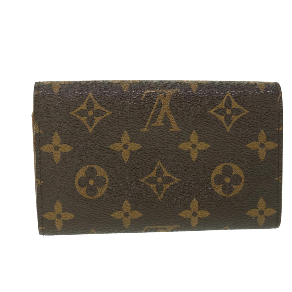 LOUIS VUITTON Monogram Porte Monnaie Billets Tresor Wallet M61730 LV Auth 56113