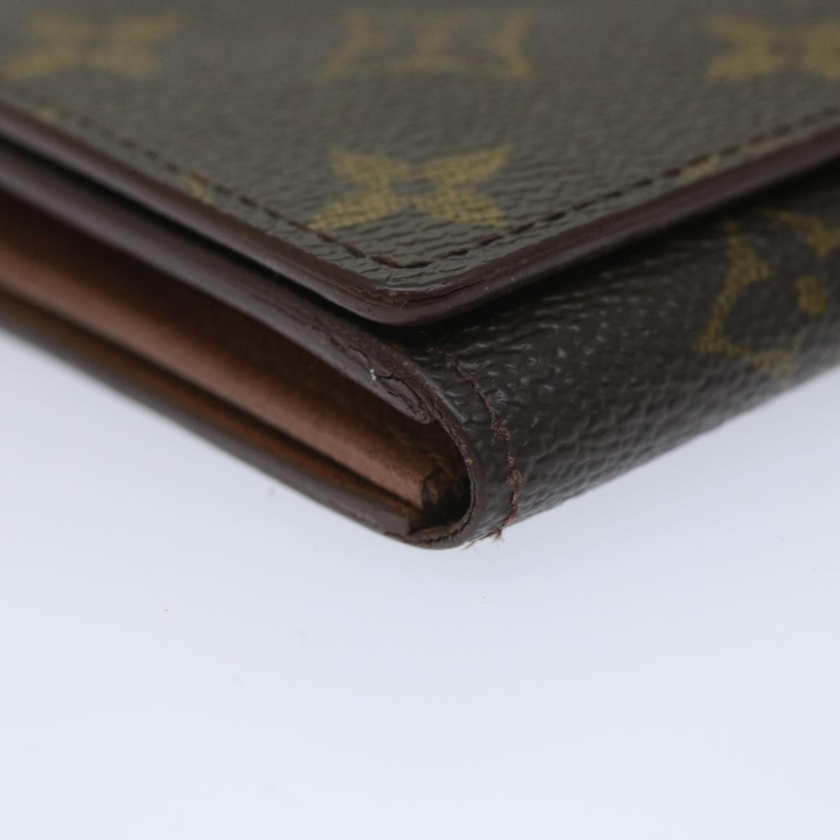 LOUIS VUITTON Monogram Porte Monnaie Billets Tresor Wallet M61730 LV Auth 56114