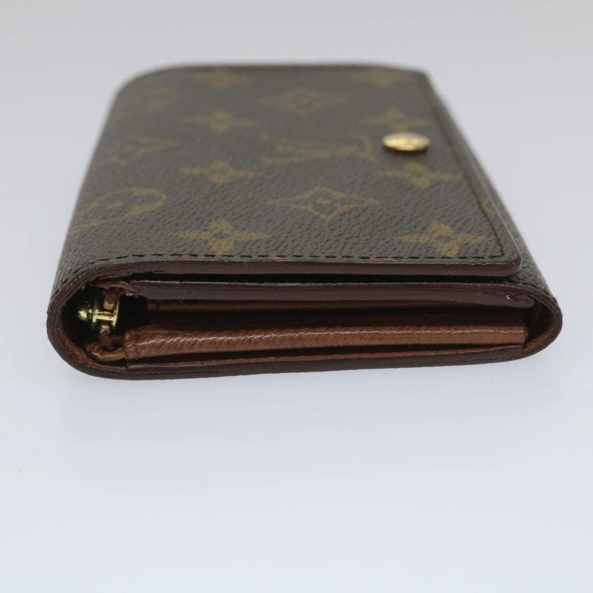 LOUIS VUITTON Monogram Porte Monnaie Billets Tresor Wallet M61730 LV Auth 56114