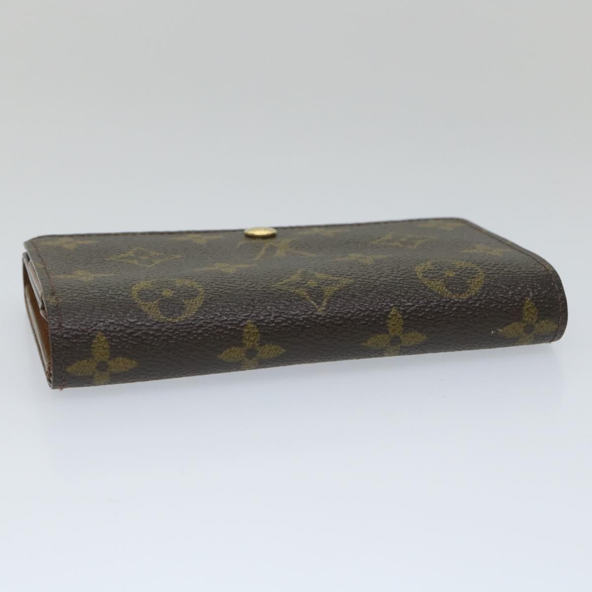 LOUIS VUITTON Monogram Porte Monnaie Billets Tresor Wallet M61730 LV Auth 56114