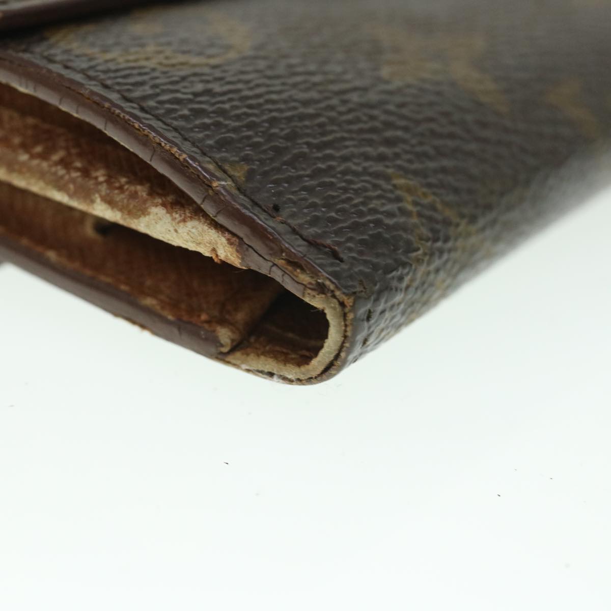 LOUIS VUITTON Monogram Portefeuille Elise Wallet M61654 LV Auth 56115