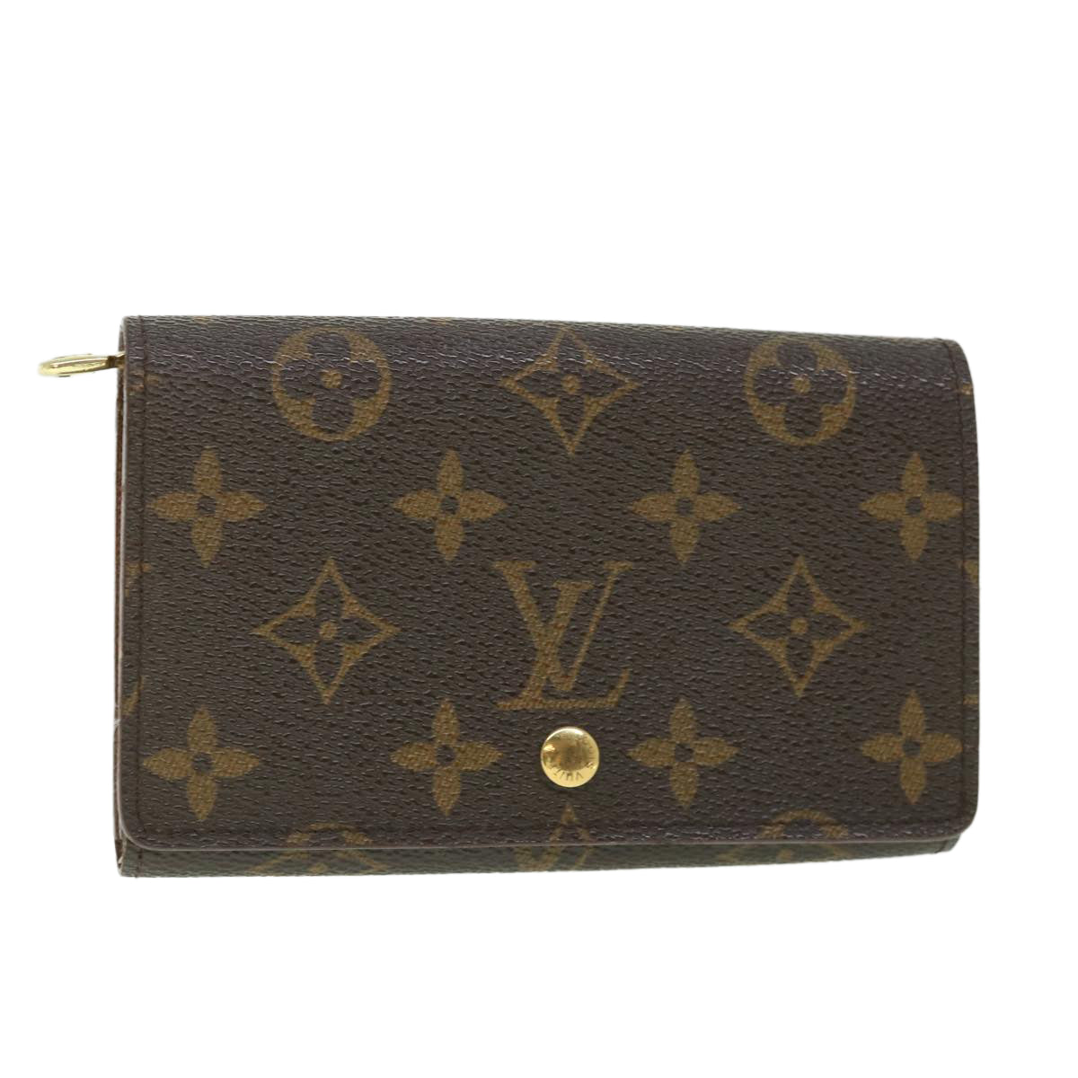 LOUIS VUITTON Monogram Porte Monnaie Billets Tresor Wallet M61730 LV Auth 56116