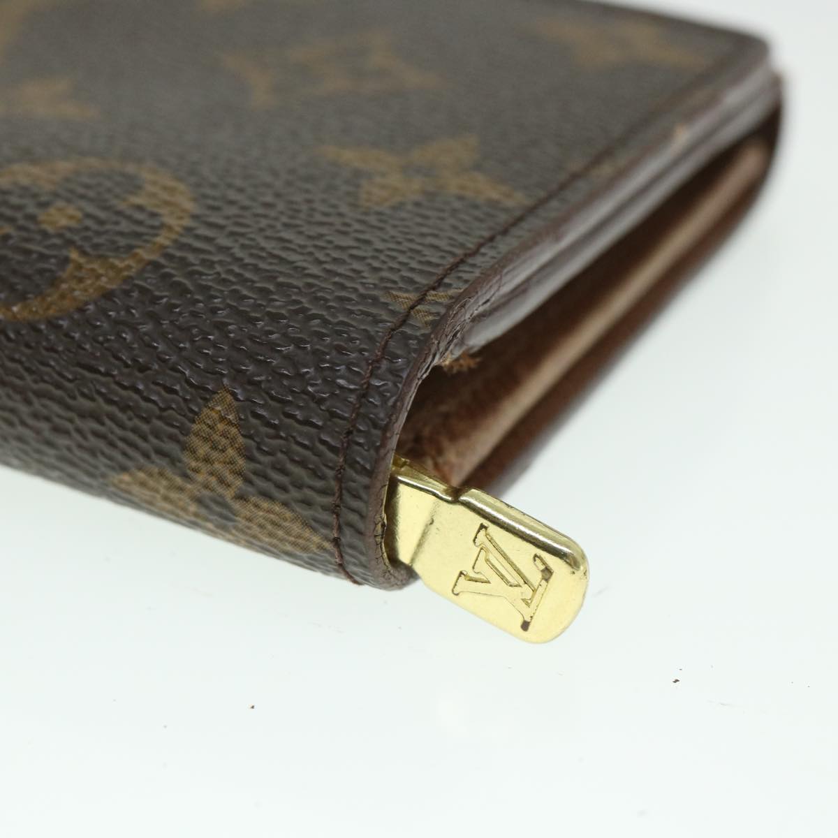 LOUIS VUITTON Monogram Porte Monnaie Billets Tresor Wallet M61730 LV Auth 56116