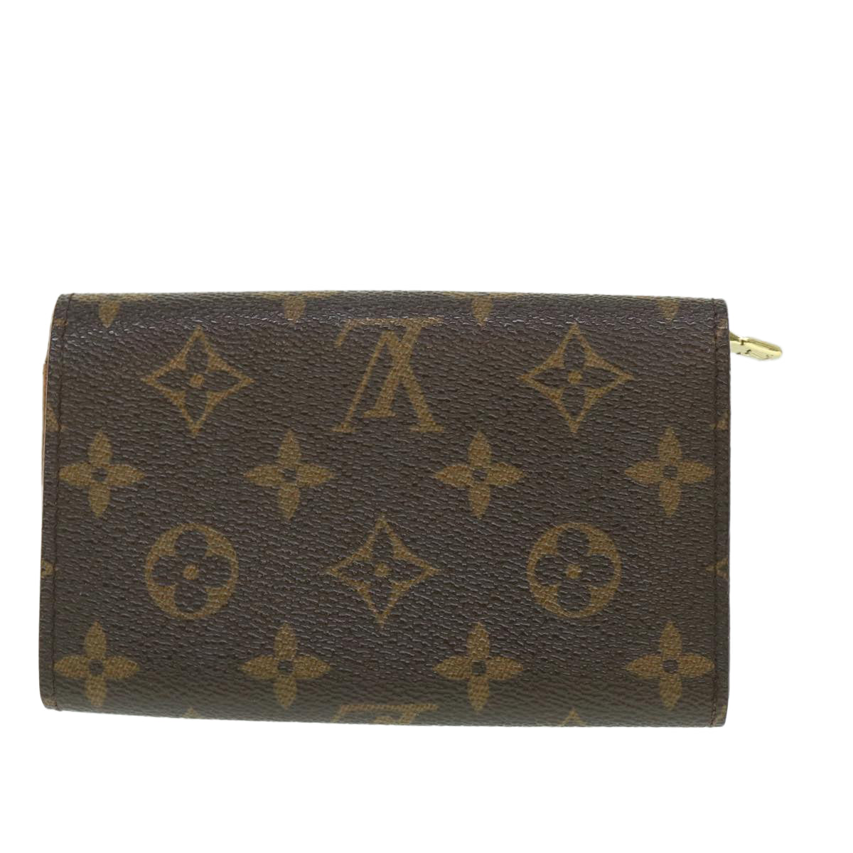 LOUIS VUITTON Monogram Porte Monnaie Billets Tresor Wallet M61730 LV Auth 56116