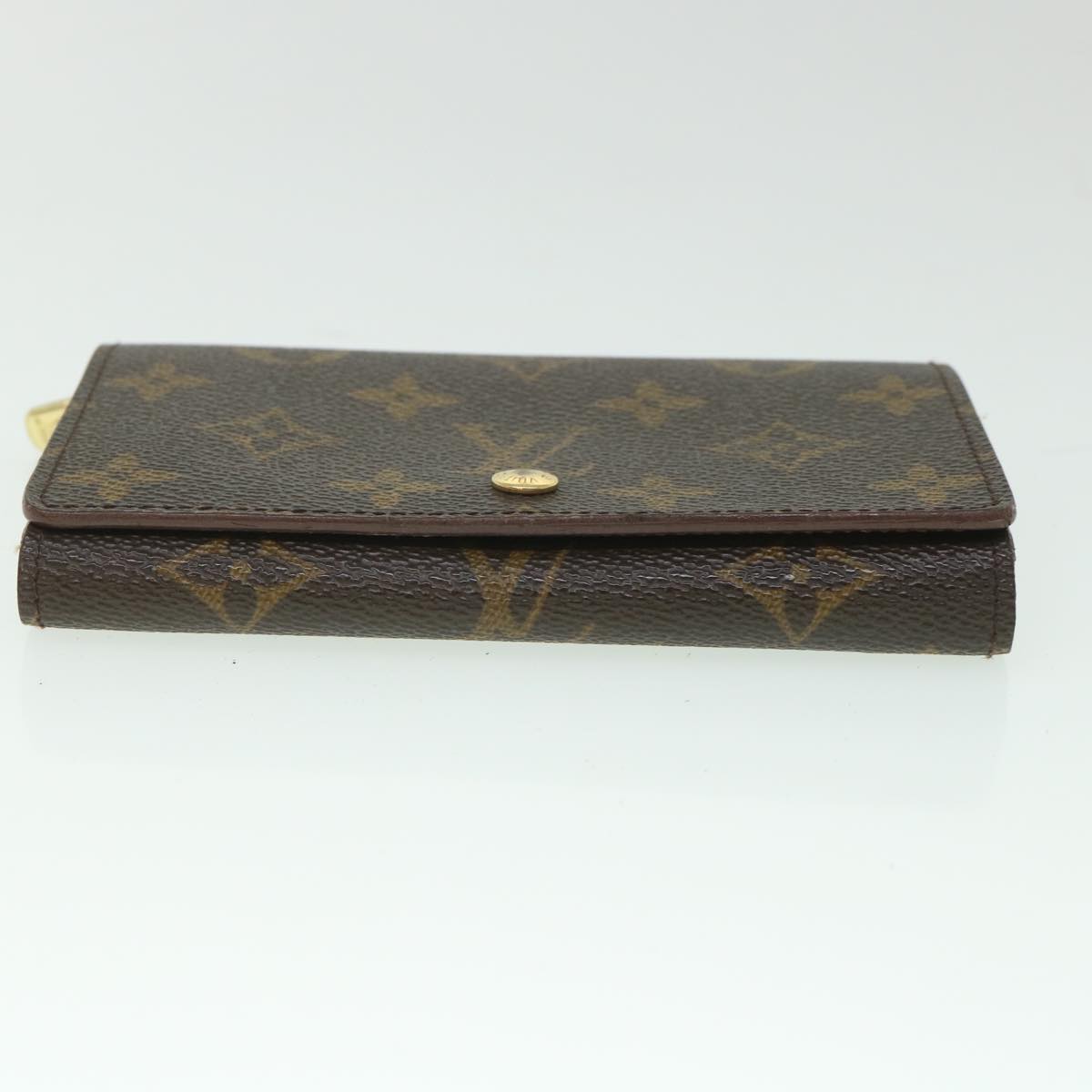 LOUIS VUITTON Monogram Porte Monnaie Billets Tresor Wallet M61730 LV Auth 56116