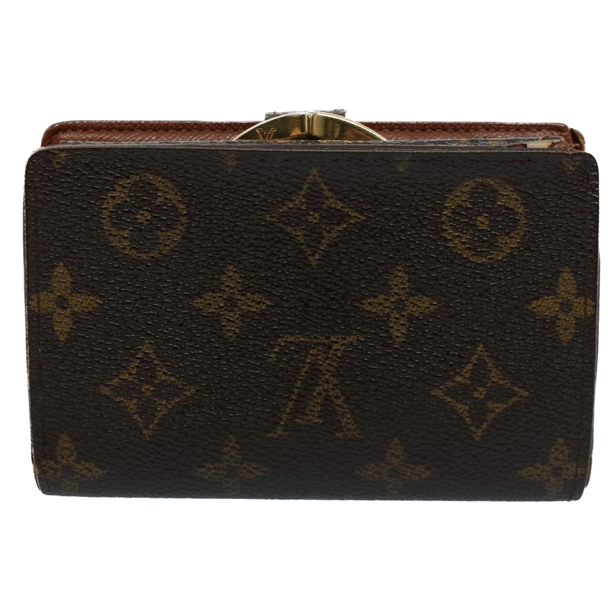 LOUIS VUITTON Monogram Porte Monnaie Billets Viennois Wallet M61663 Auth 56117